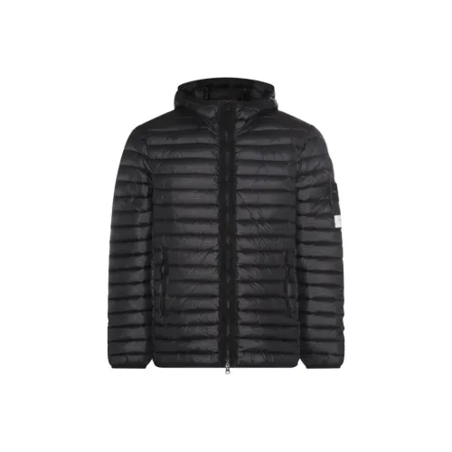 STONE ISLAND Черные Мужские Куртки