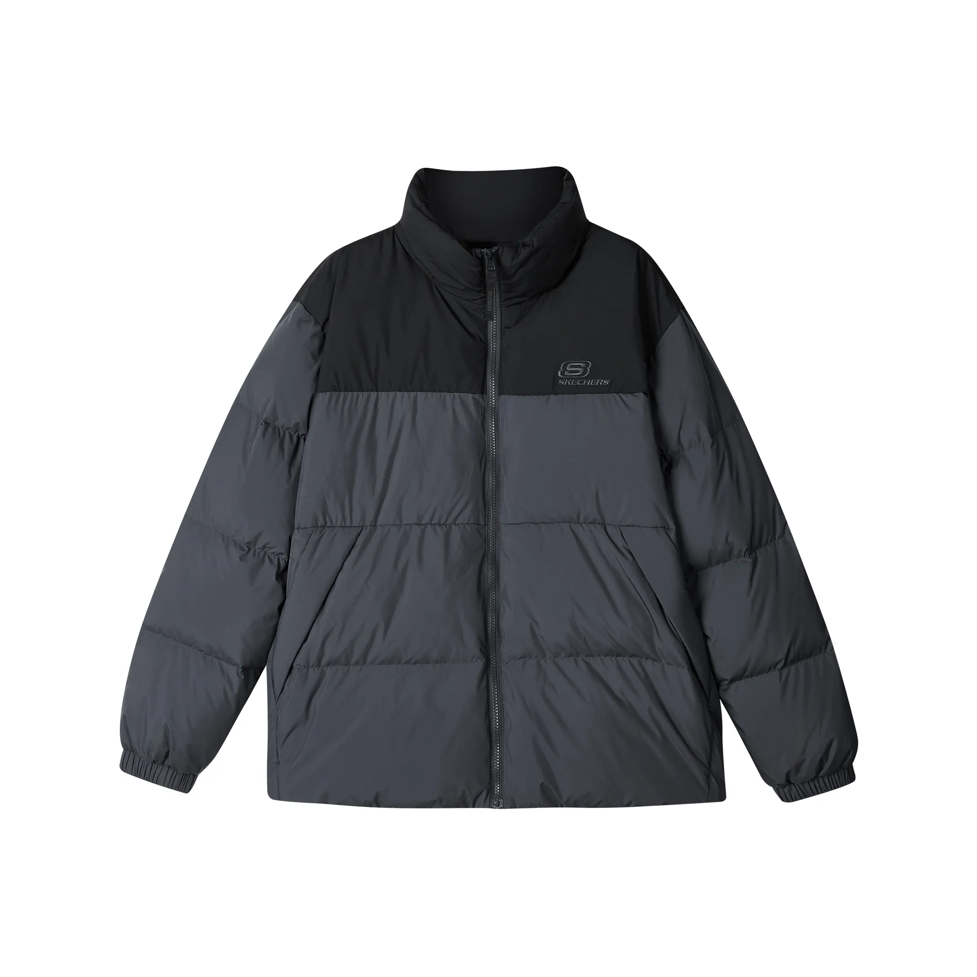 Skechers Sports Life Collection Down Jackets Unisex Ink Gray/00W5