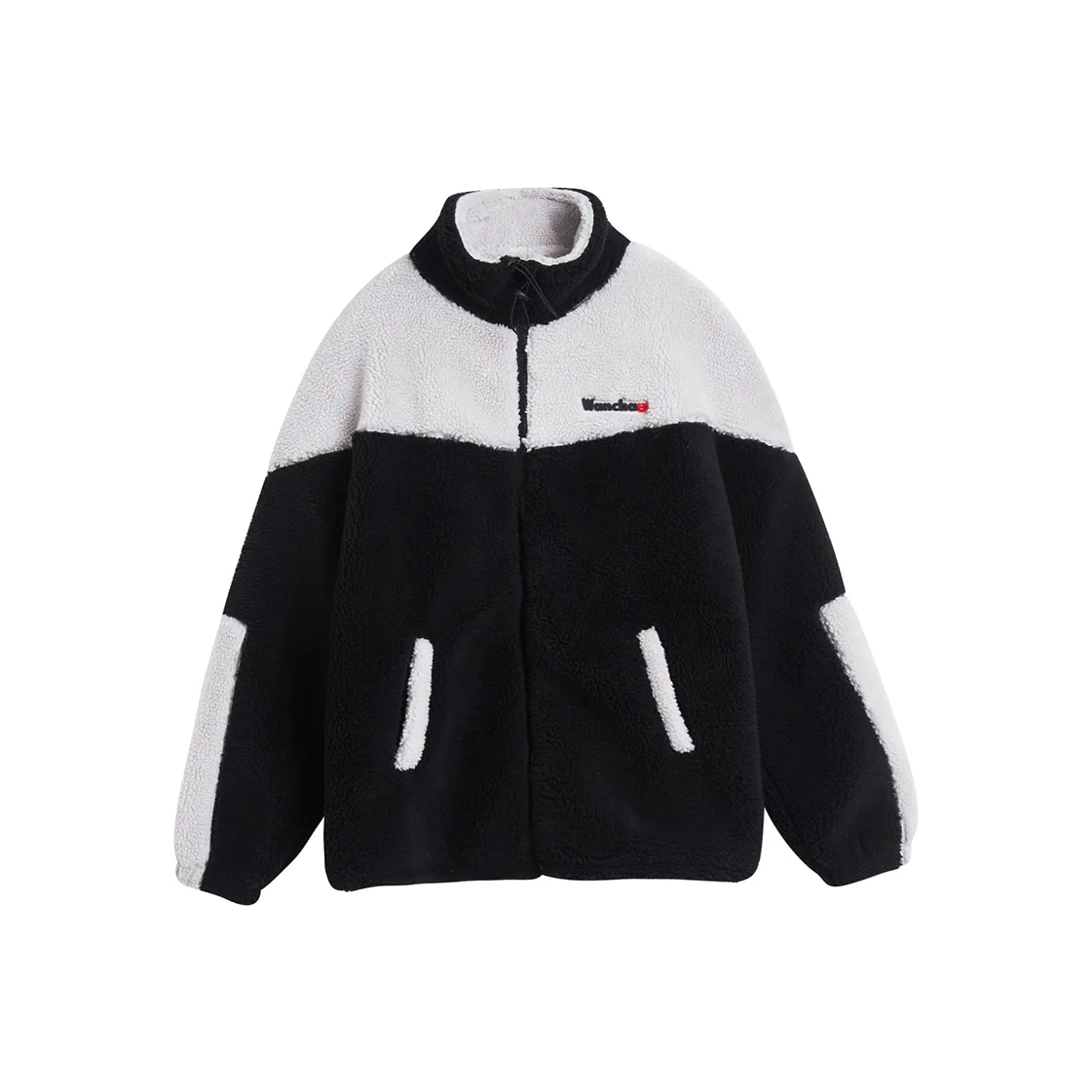 WANCHAO CP Velvet-feel Coat Korean Style Unisex