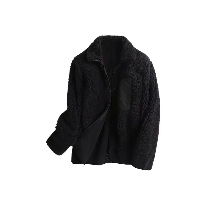 UNIQLO Мужские бархатные куртки черного цвета