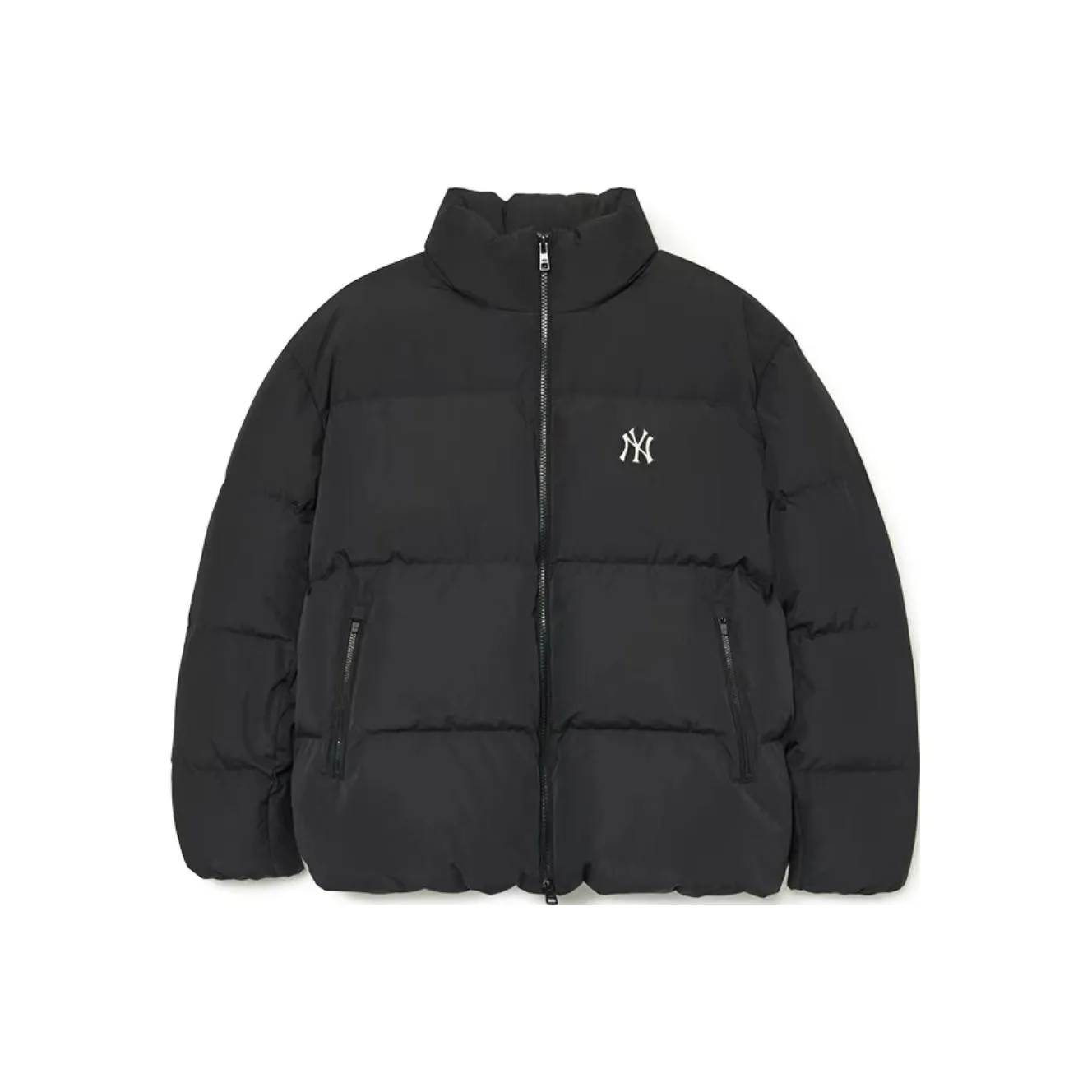 MLB FW23 Down Jacket Cropped Unisex Black