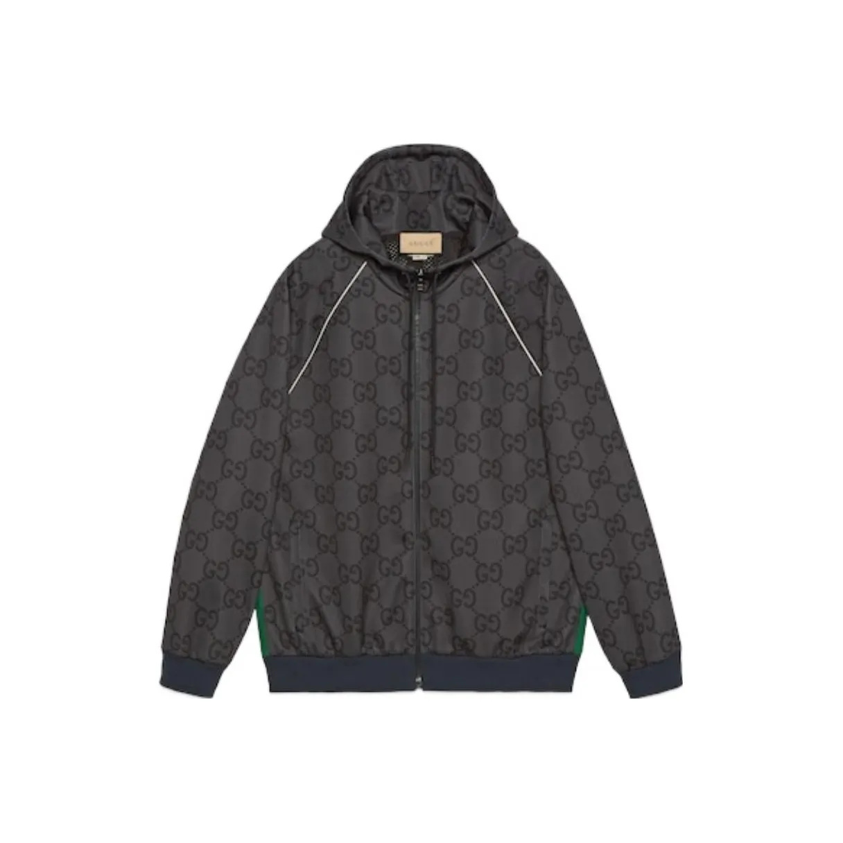 GUCCI Jumbo Gg Zip Jacket With Web