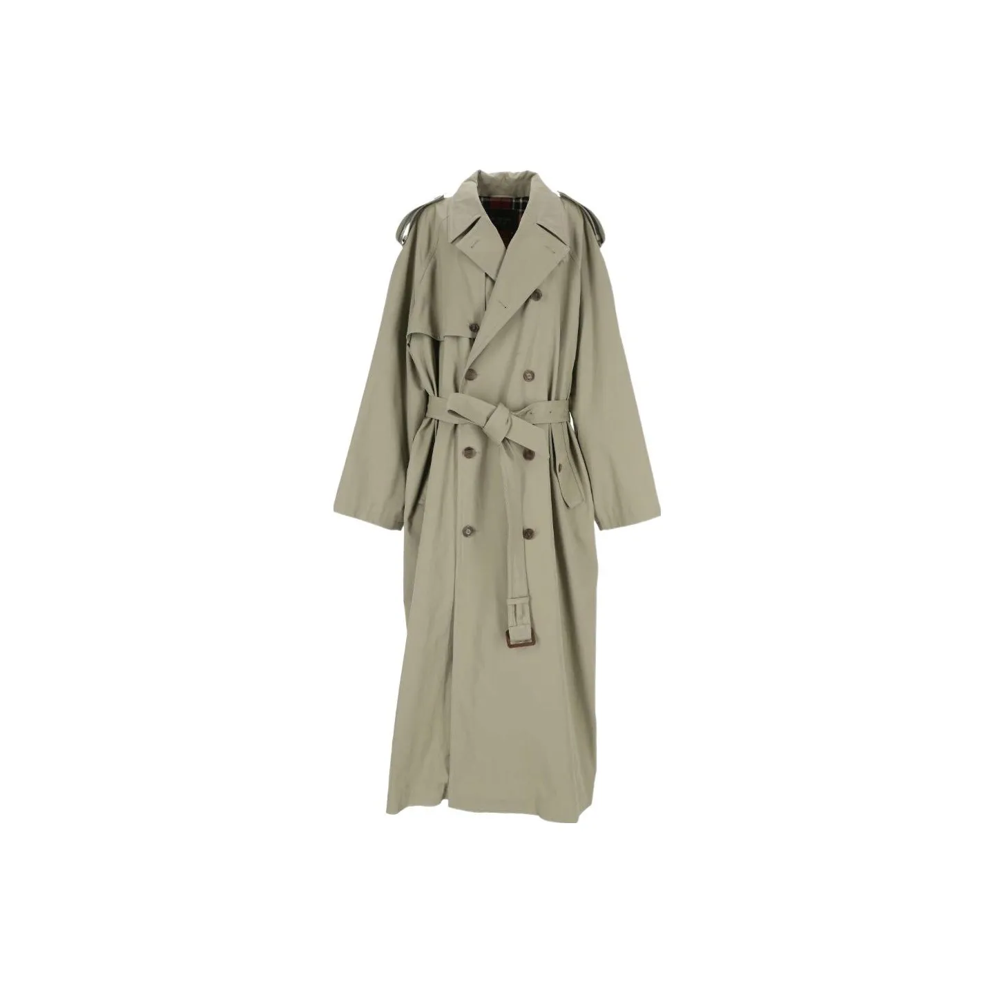 Balenciaga Belted Maxi Trench Coat