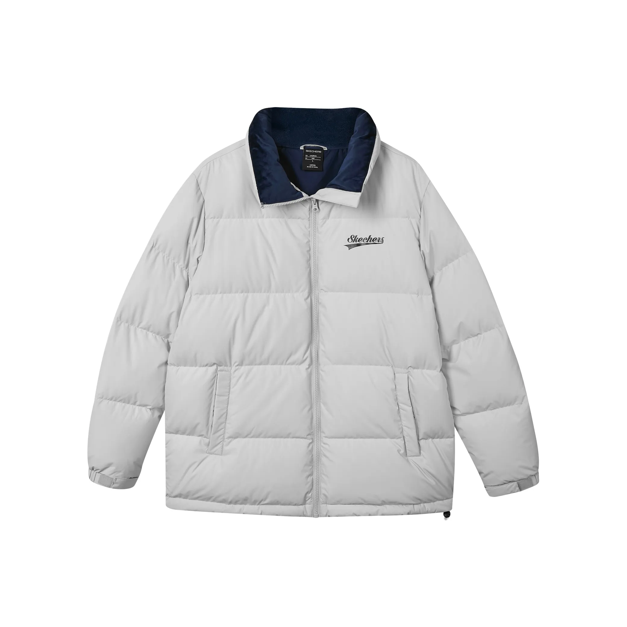 Skechers Down Jacket Unisex Lunar Gray