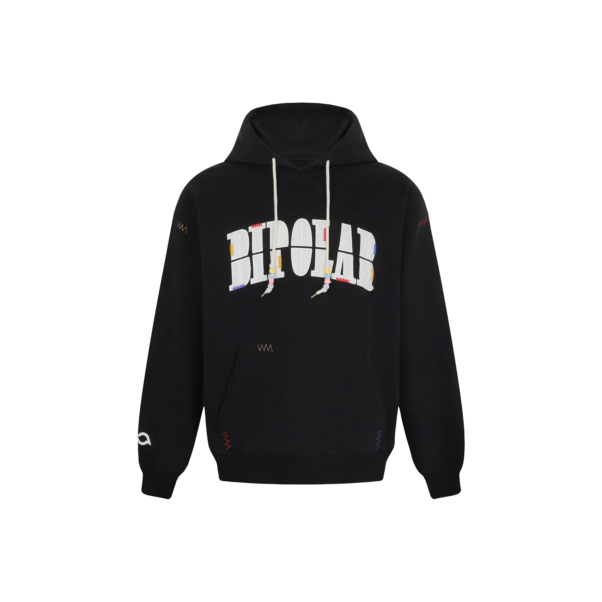 BIPOLAR Sweatshirt Unisex Light Heather Gray Black Blue