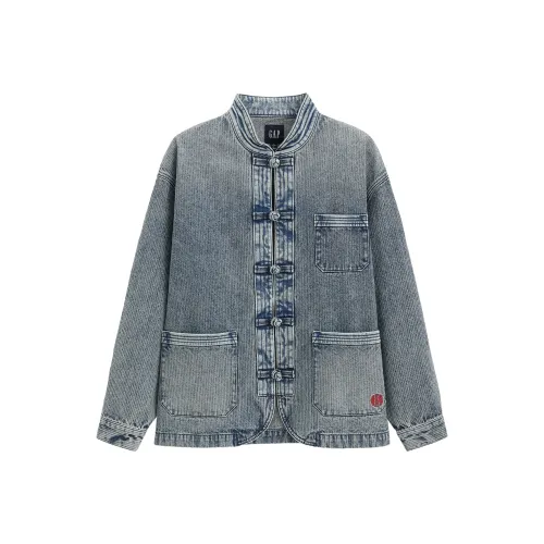 GAP Forbidden City, Collaboration Средняя стирка Мужские джинсовые куртки
