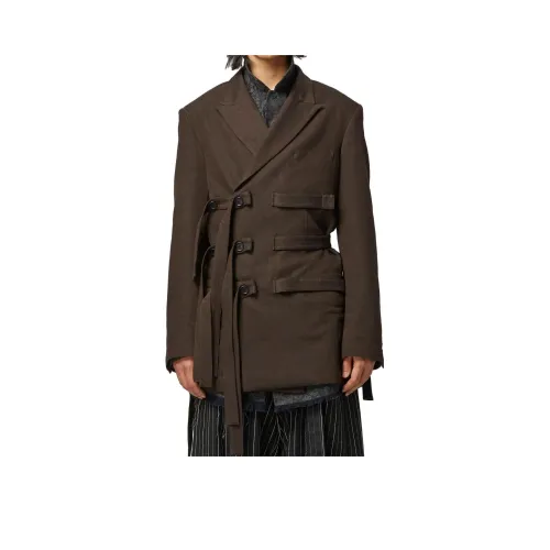 Yohji Yamamoto Pour Homme Коричневый Мужские Куртки