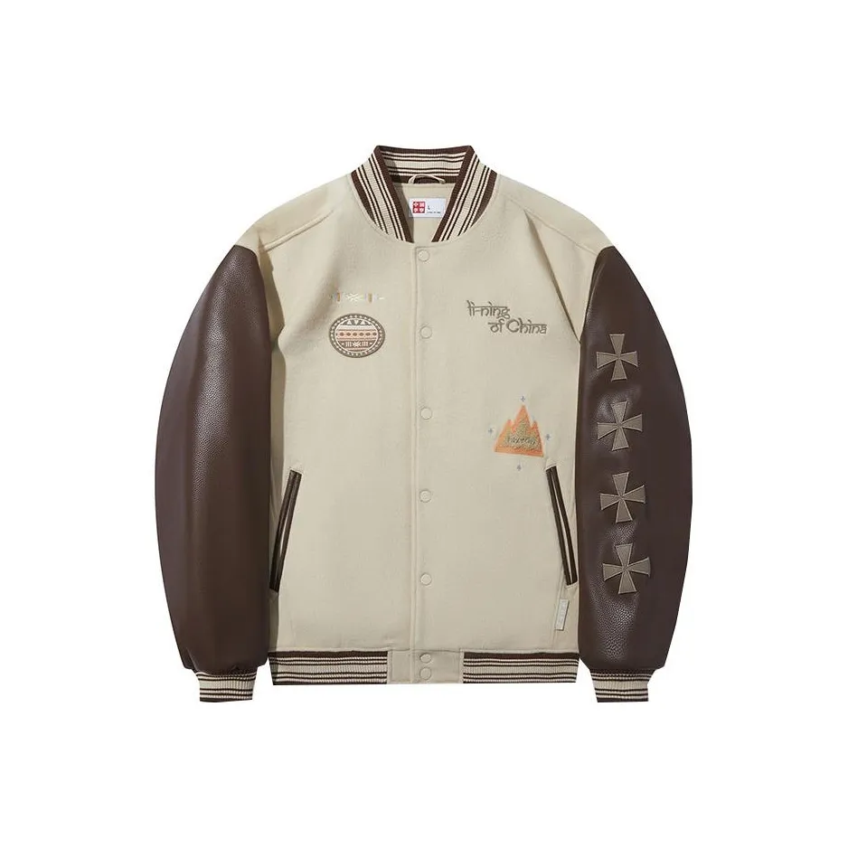 LiNing Puffer Jackets Men's Dusty Khaki, Earth Umber