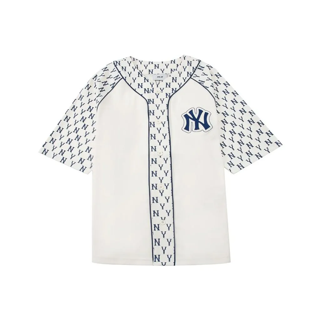 MLB Old Flower Бейсбольная куртка Унисекс Кремовый