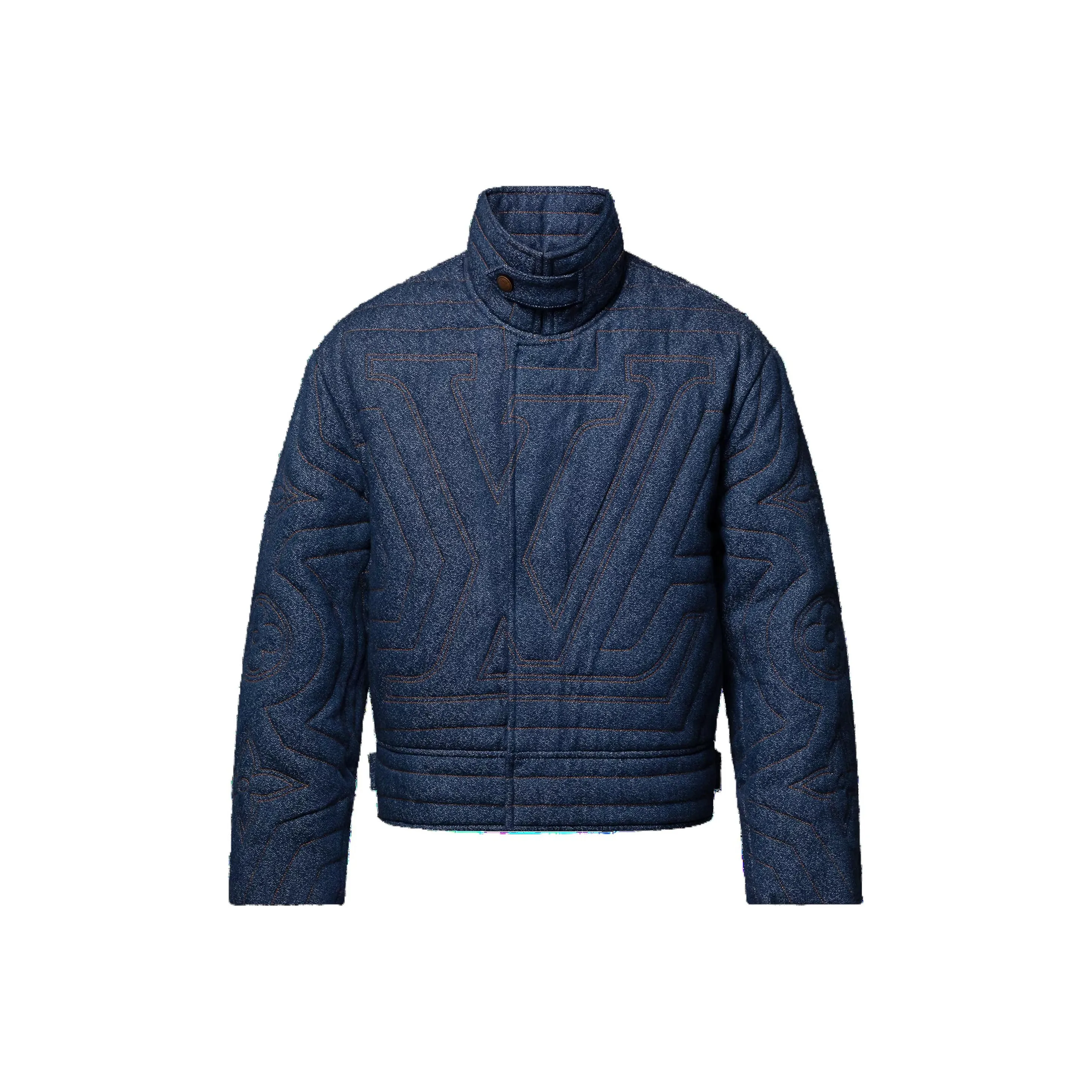 LOUIS VUITTON Quilted Denim Jacket