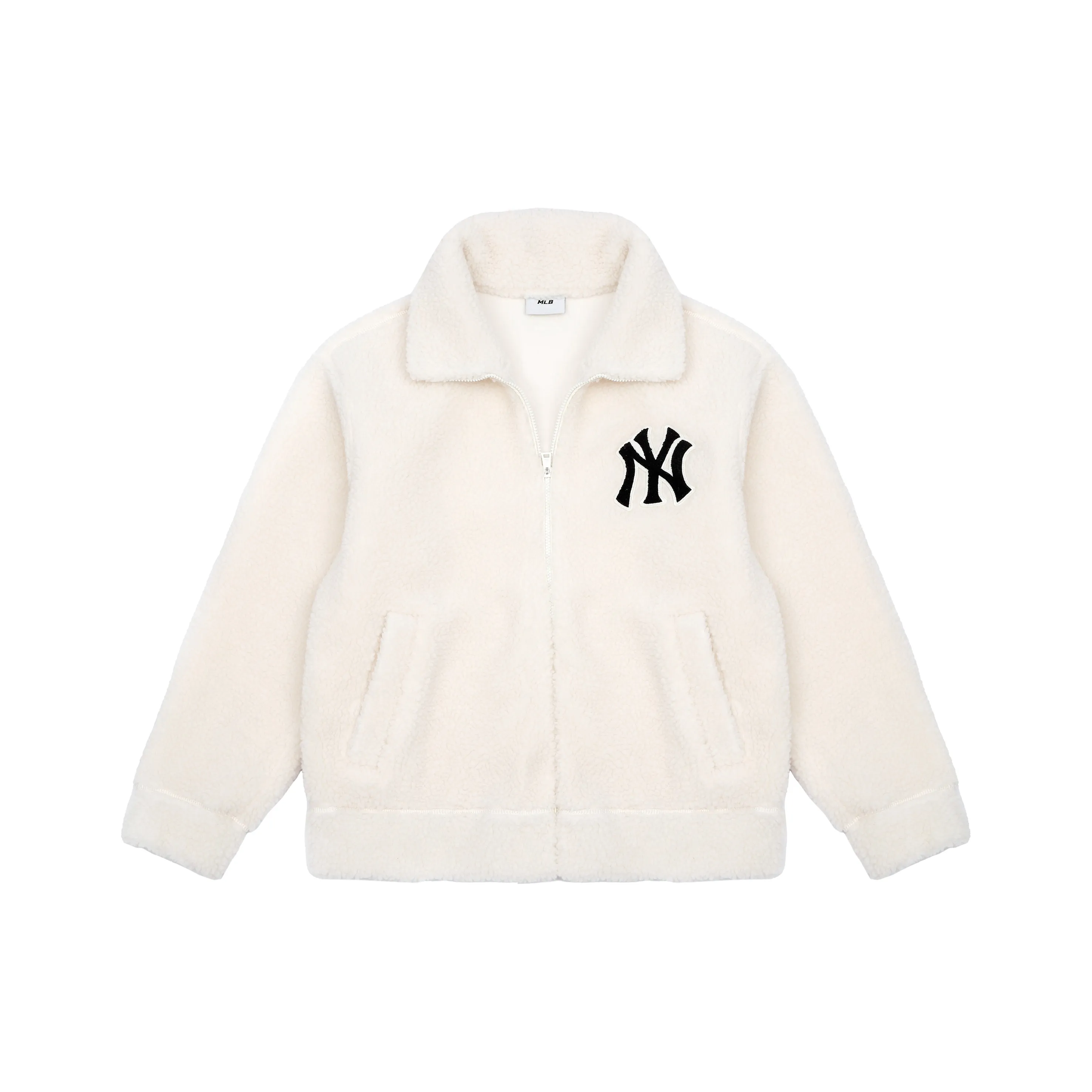 MLB New York Yankees Velvet Jackets Unisex Ecru