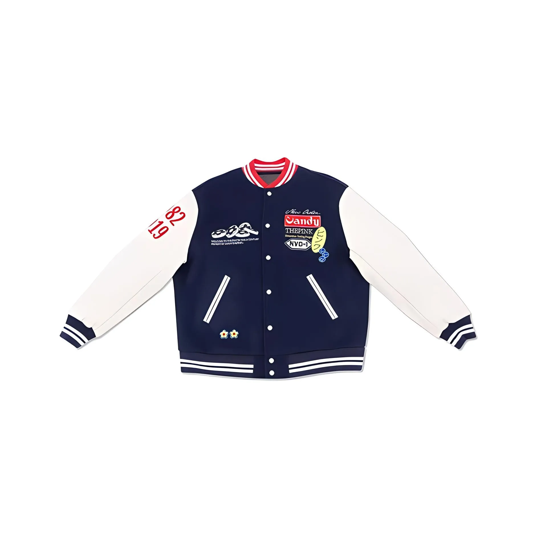 Vandy The Pink Akira Blue Pill Varsity Jacket