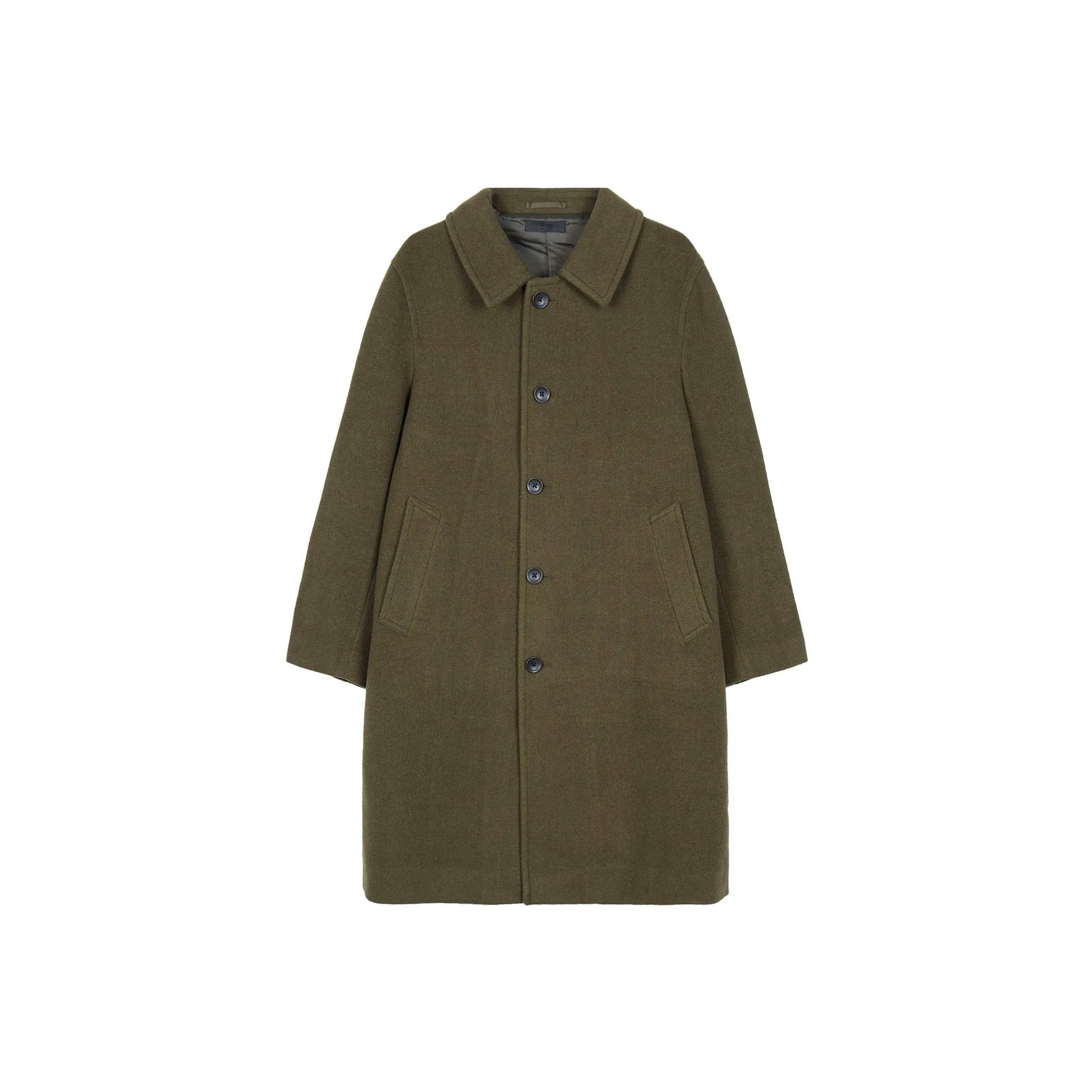 UNIQLO Coats Unisex Olive Green