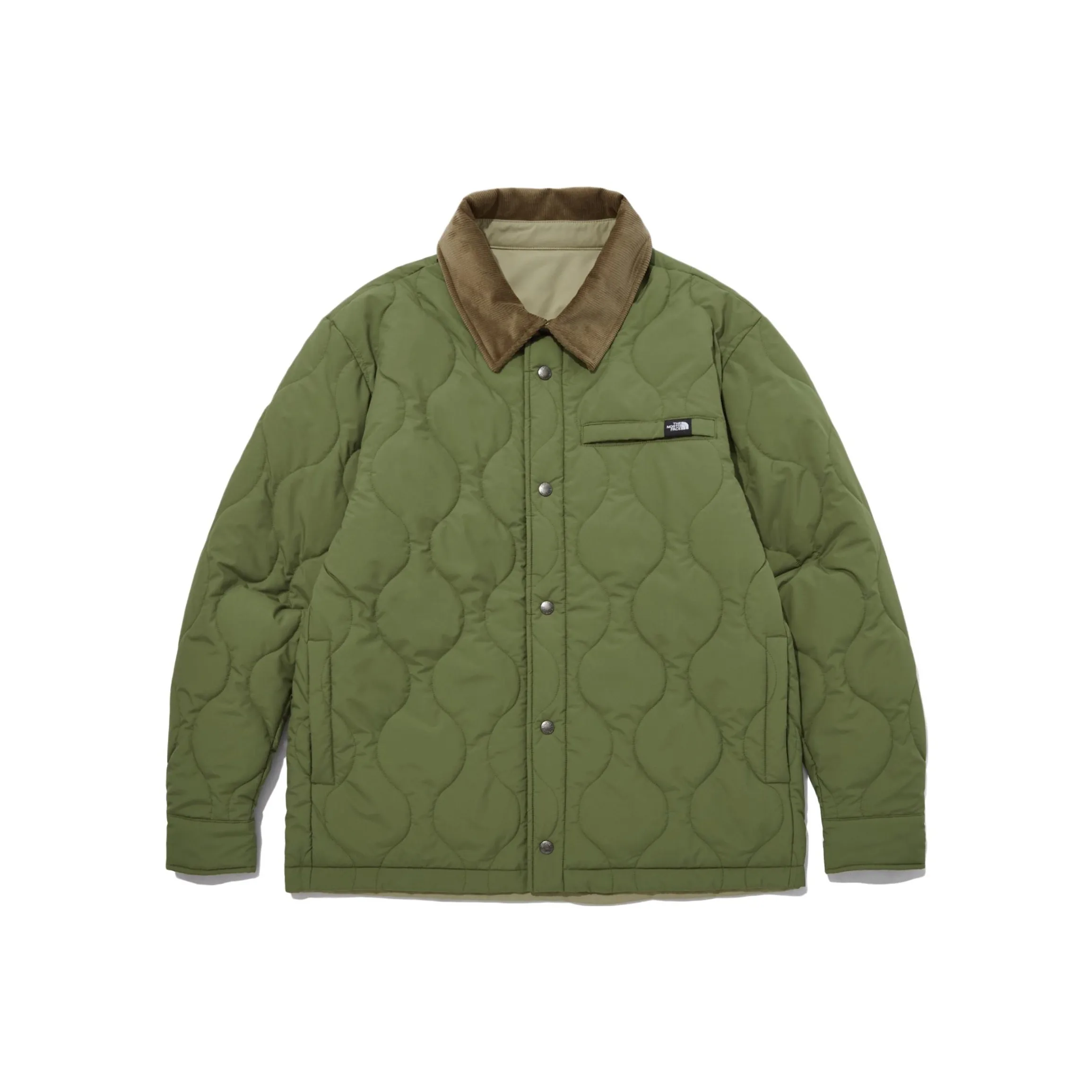 The North Face Пуховик Унисекс Оливково-зеленый