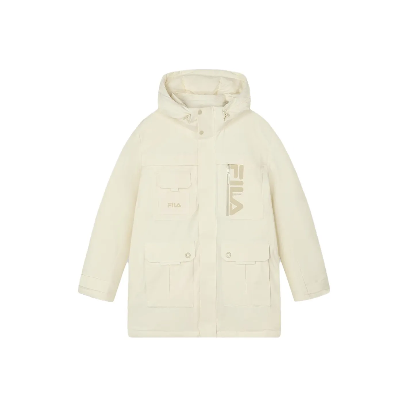 FILA Down Jacket Men's Feather Soft White