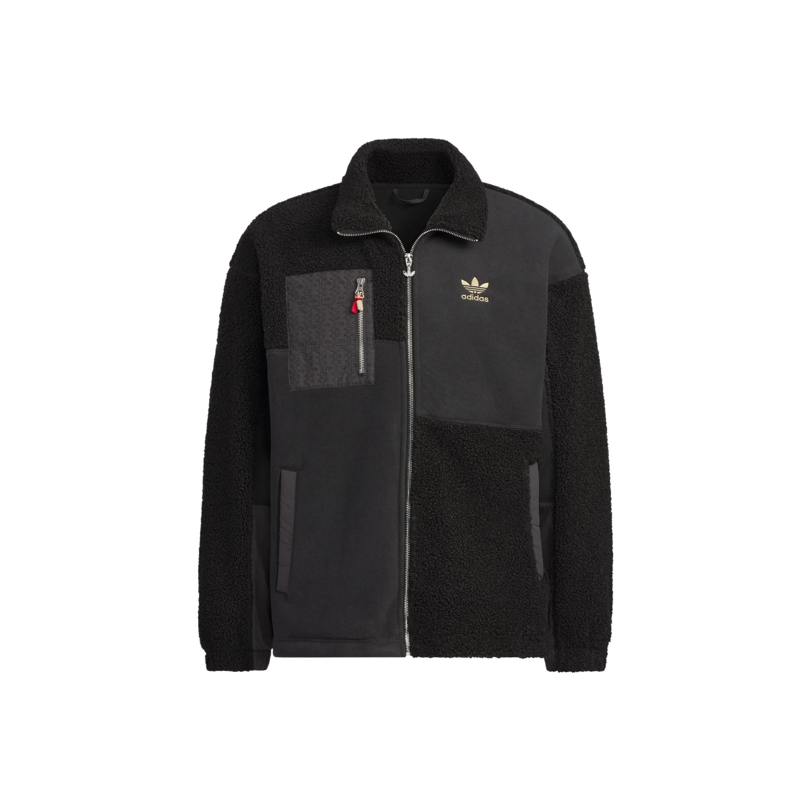 Adidas Originals PF Sherpa Velvet Jackets Men Black