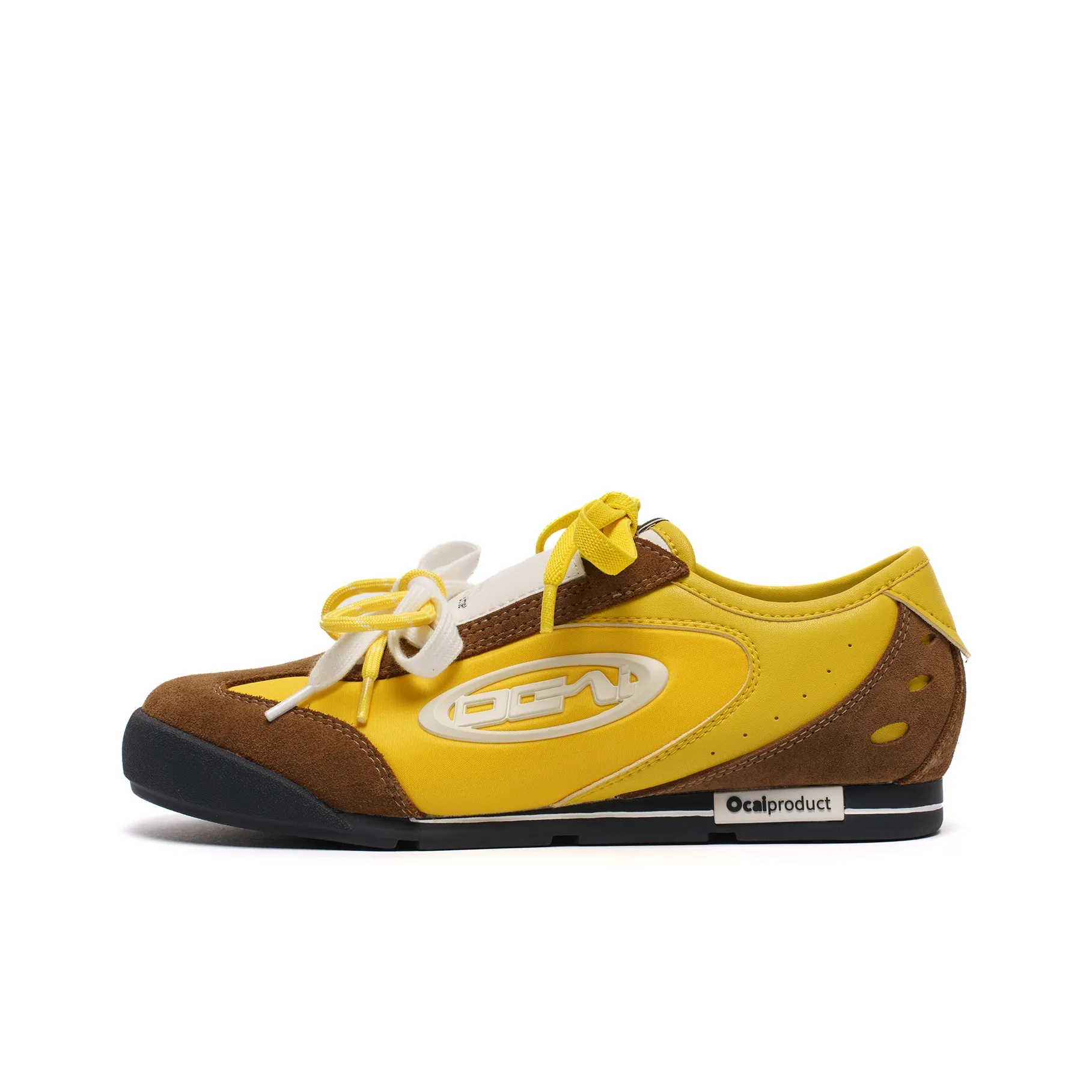 Ocai Легкие Низкие Кроссовки для Скейтбординга Женские Cookies Желтые