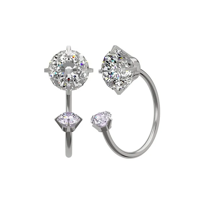 Серьги ICEGANG F136 из титанового сплава унисекс