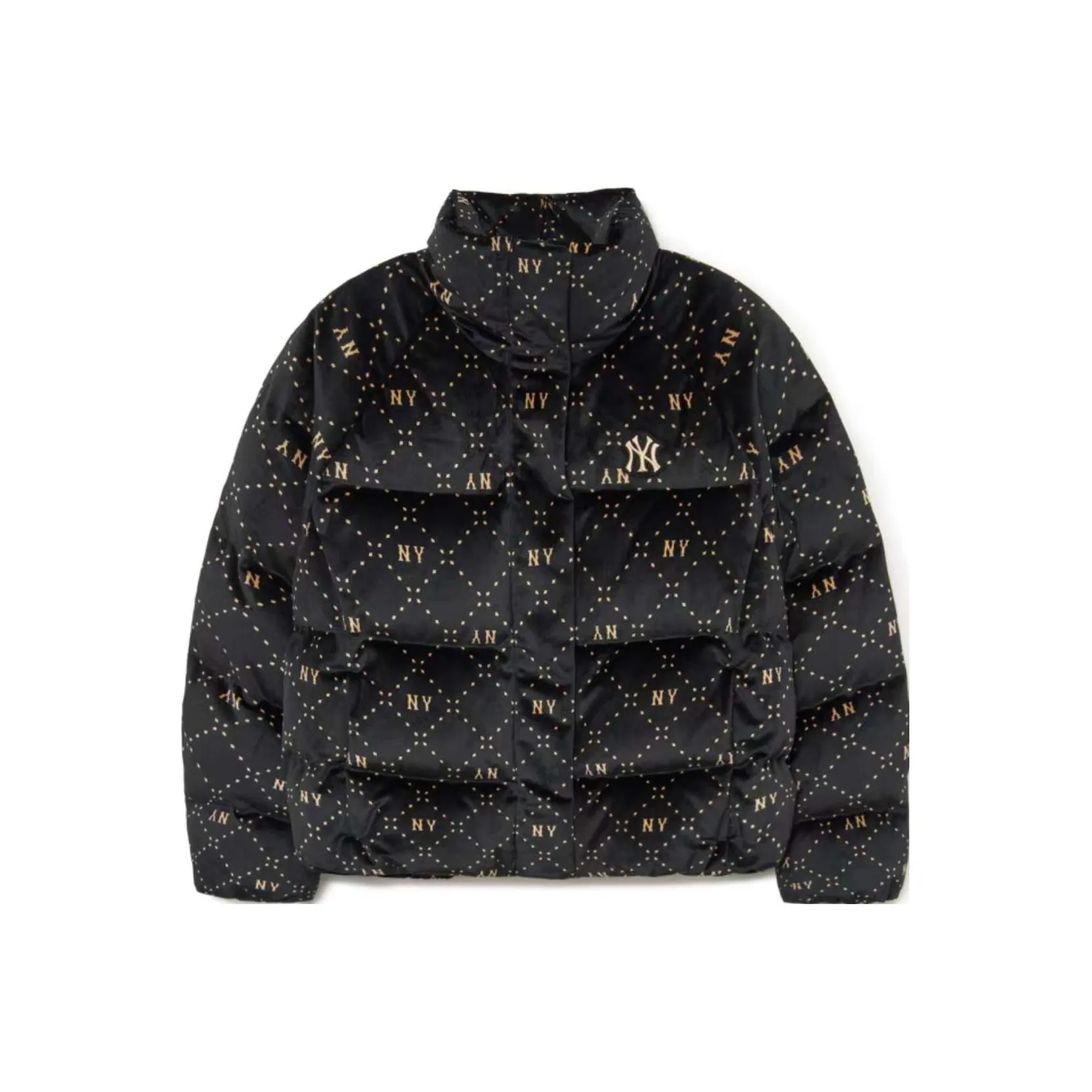 MLB MONOGRAM Reading Collection Down Jackets Unisex Black