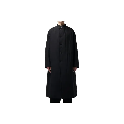 Yohji Yamamoto Pour Homme Черное Мужское Пальто