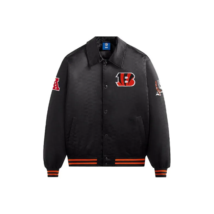 KITH For The NFL Bengals Satin Bomber Jacket