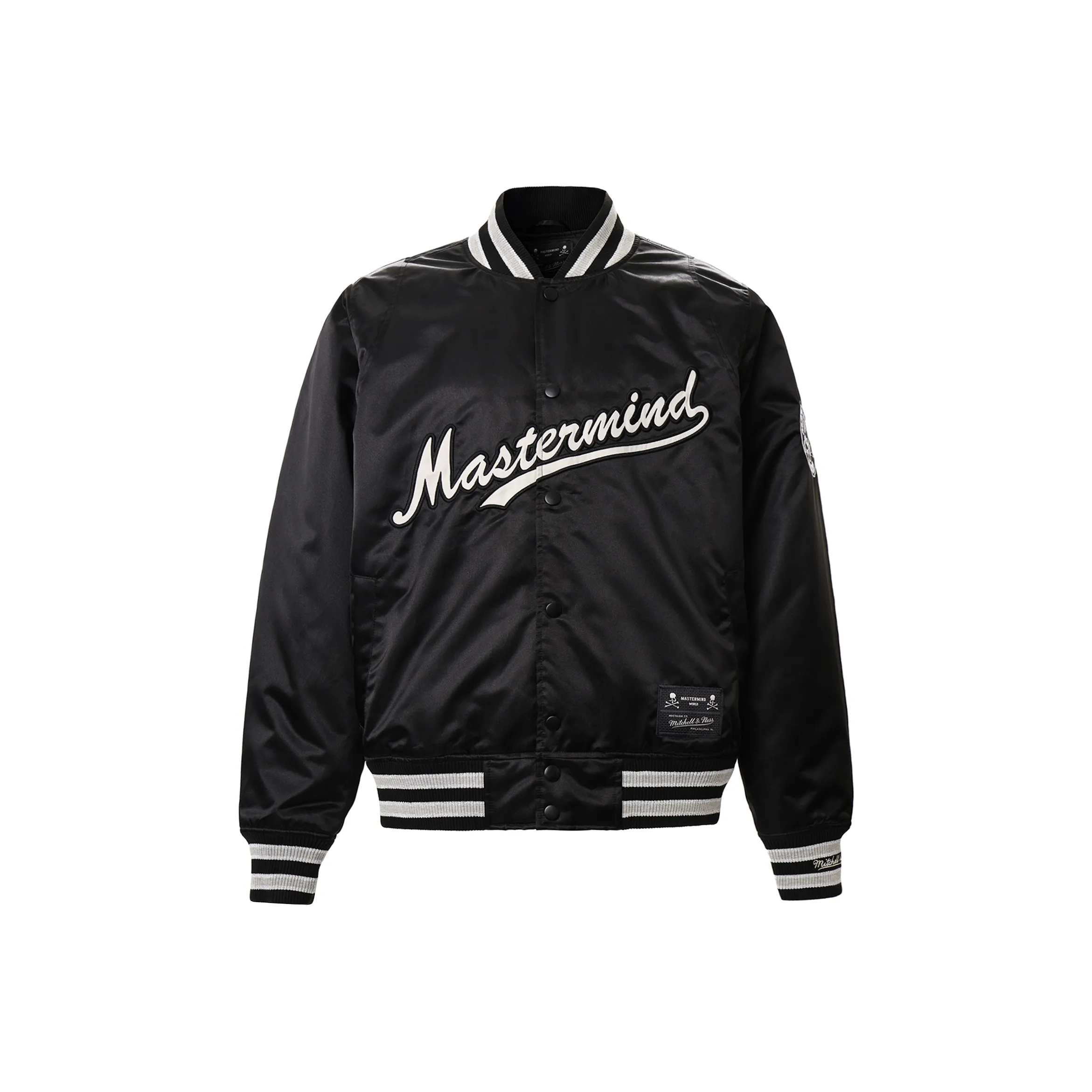 Mitchell & Ness Mitchell & Ness X Mastermind Collection Baseball Jacket Unisex Black