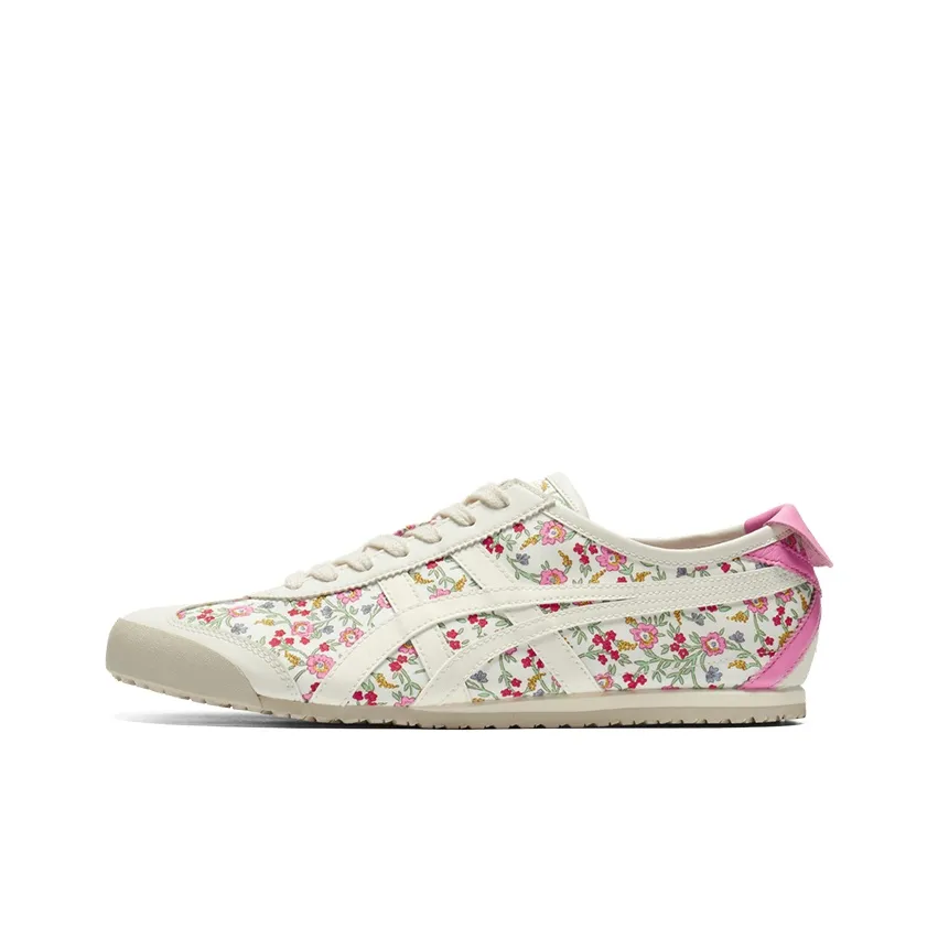 Onitsuka Tiger Mexico 66 Cream Pink Floral Women's