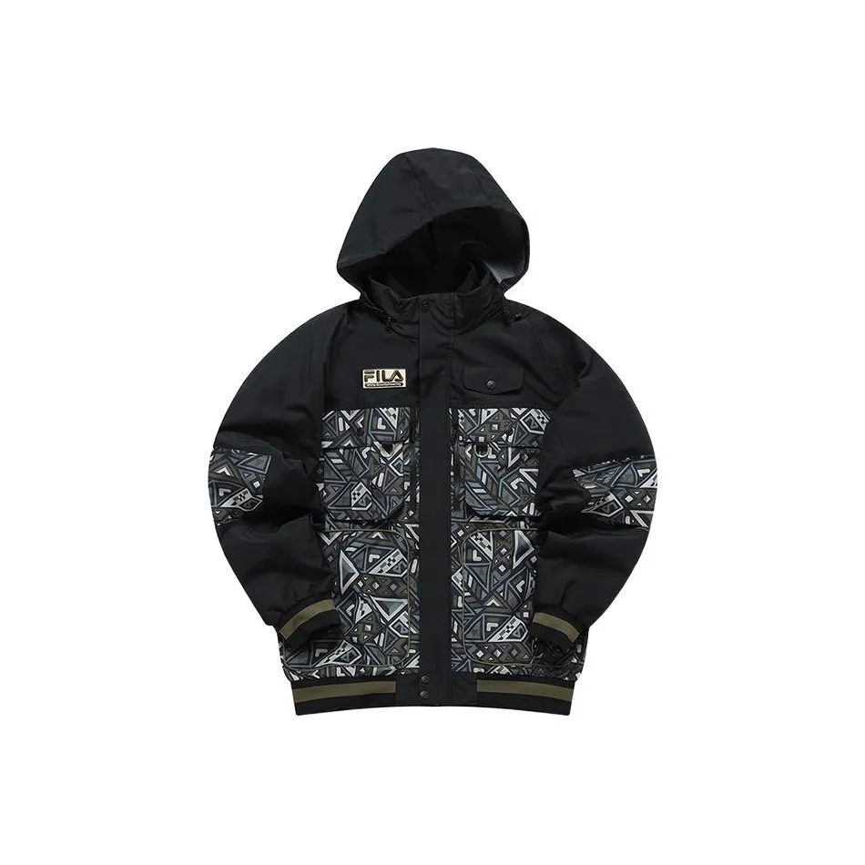 FILA FUSION FIRST DOWN X FREAK'S STORE Puffer Jacket Men's Black