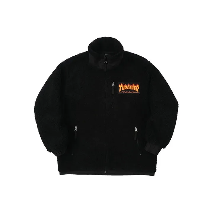 Thrasher Черный Унисекс Бархатные куртки