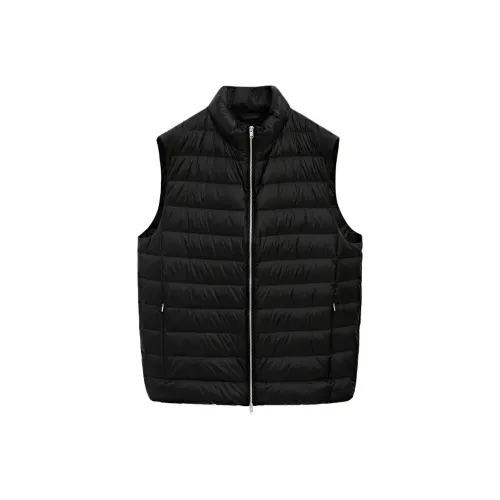 Massimo Dutti Черные Мужские Жилеты