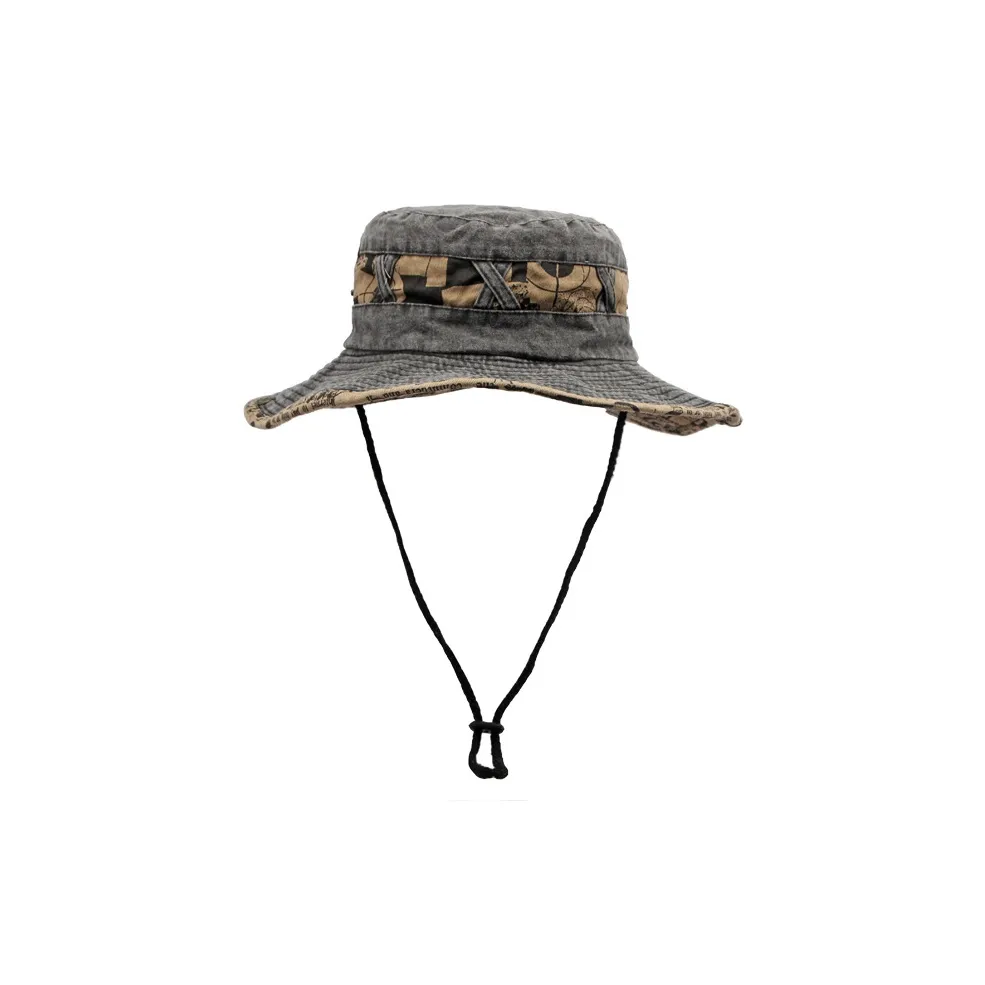 NOMK Cotton Bucket Hats Унисекс Черный Хаки Бургунди Озёрный Синий