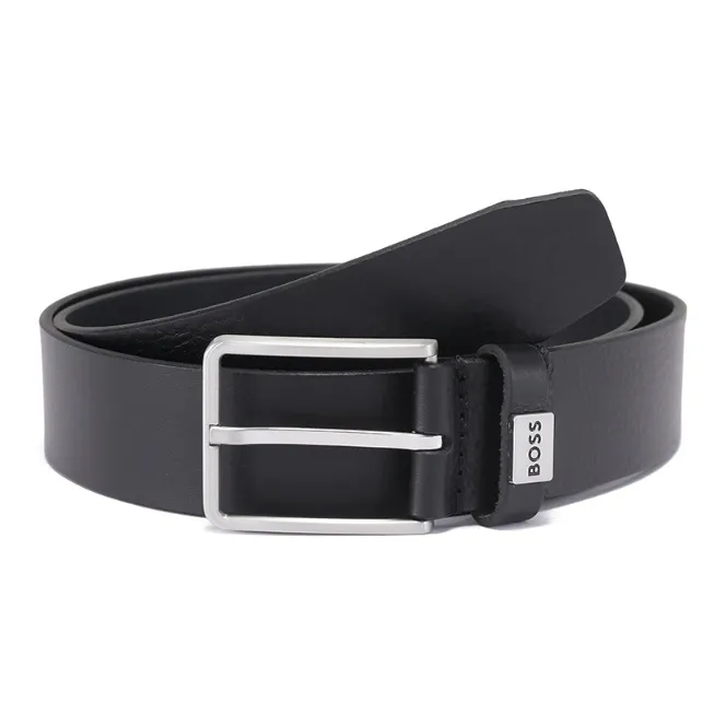 Hugo Boss Ремни из коровьей кожи Мужской Черный 3,5 см