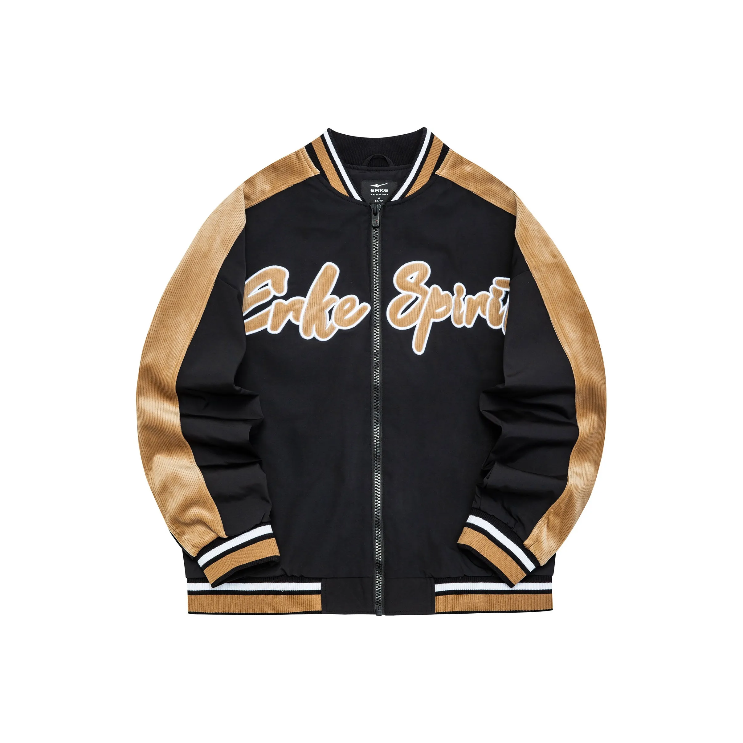Erke Бейсбольная куртка Мужская Глубокий черный