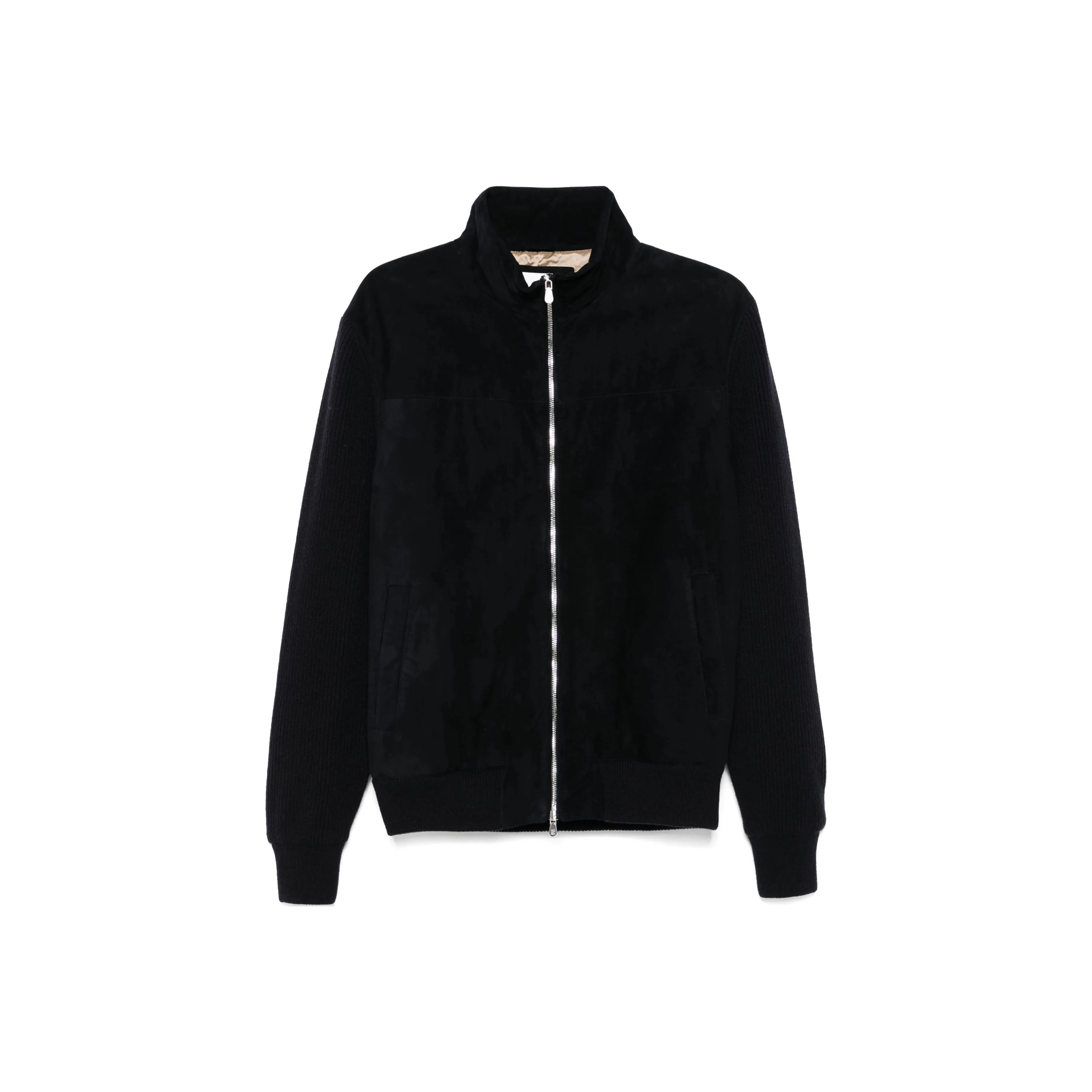 Brunello Cucinelli Suede Bomber Jacket
