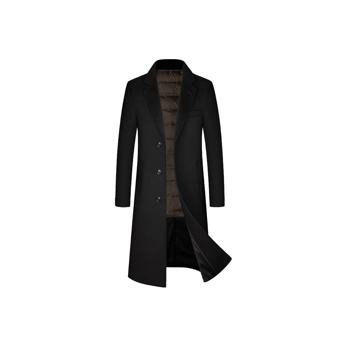 FIRS Черное Мужское Пальто