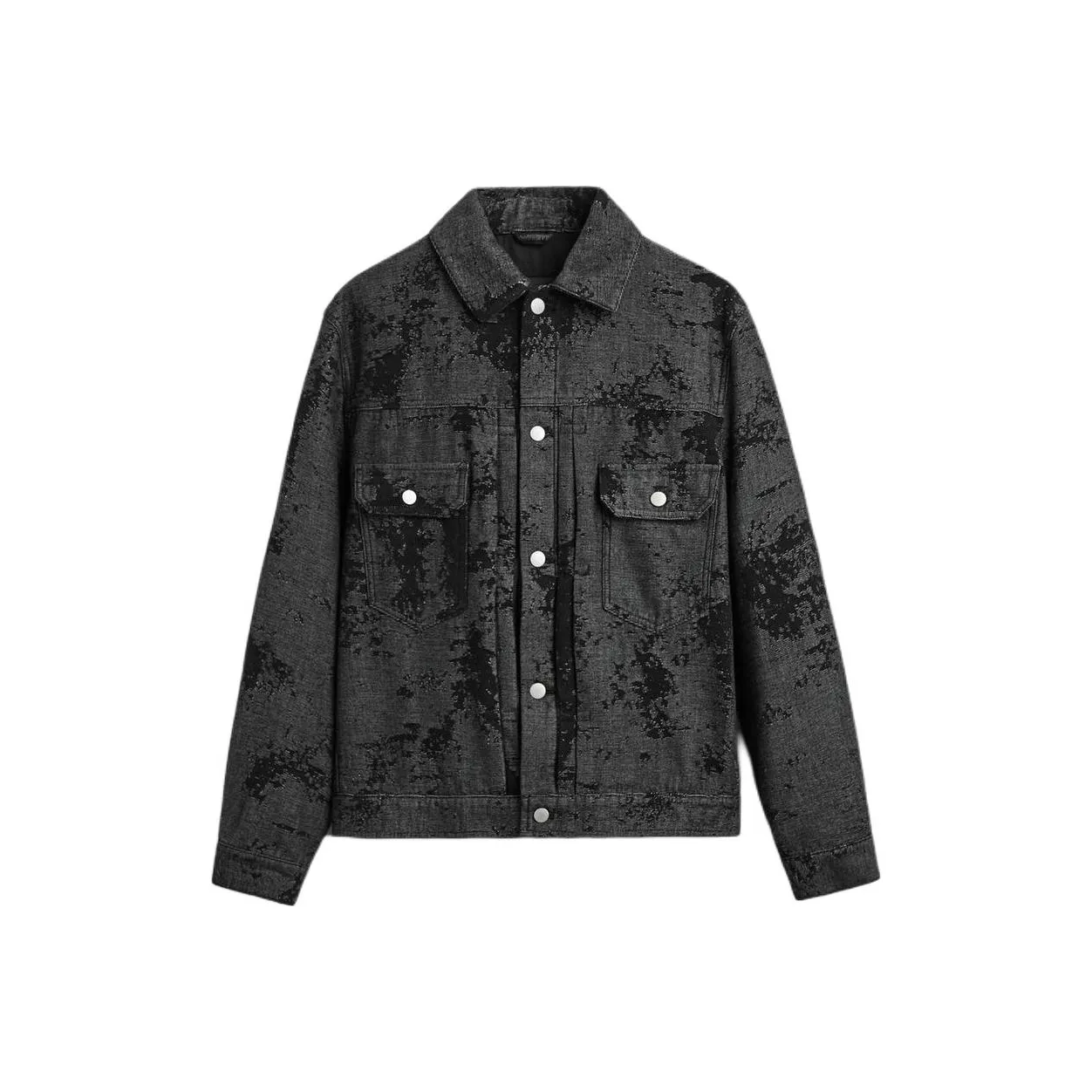 ZARA Denim Jackets Men's Black