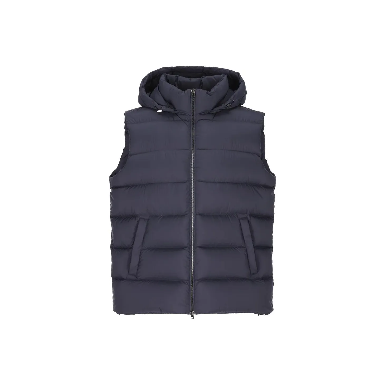HERNO Hooded Zip Up Vest