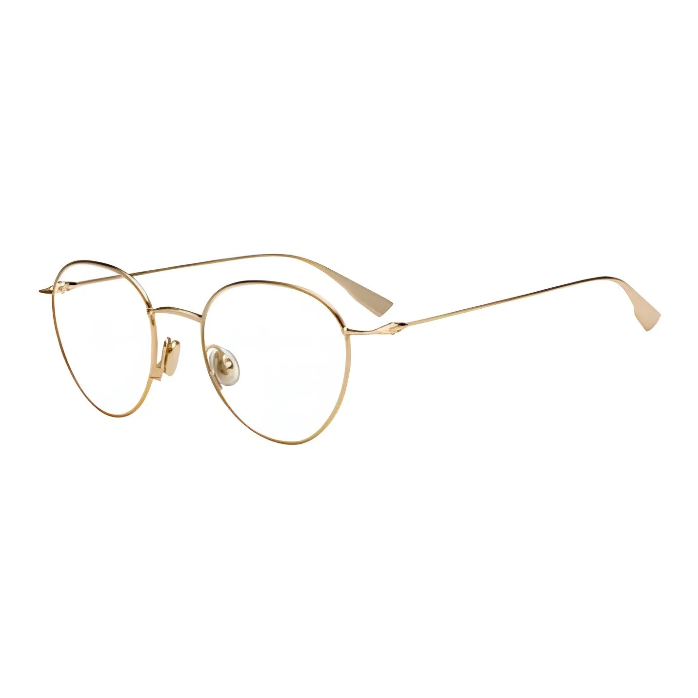 DIOR Нерегулярная форма Оправы для очков Унисекс Золото
