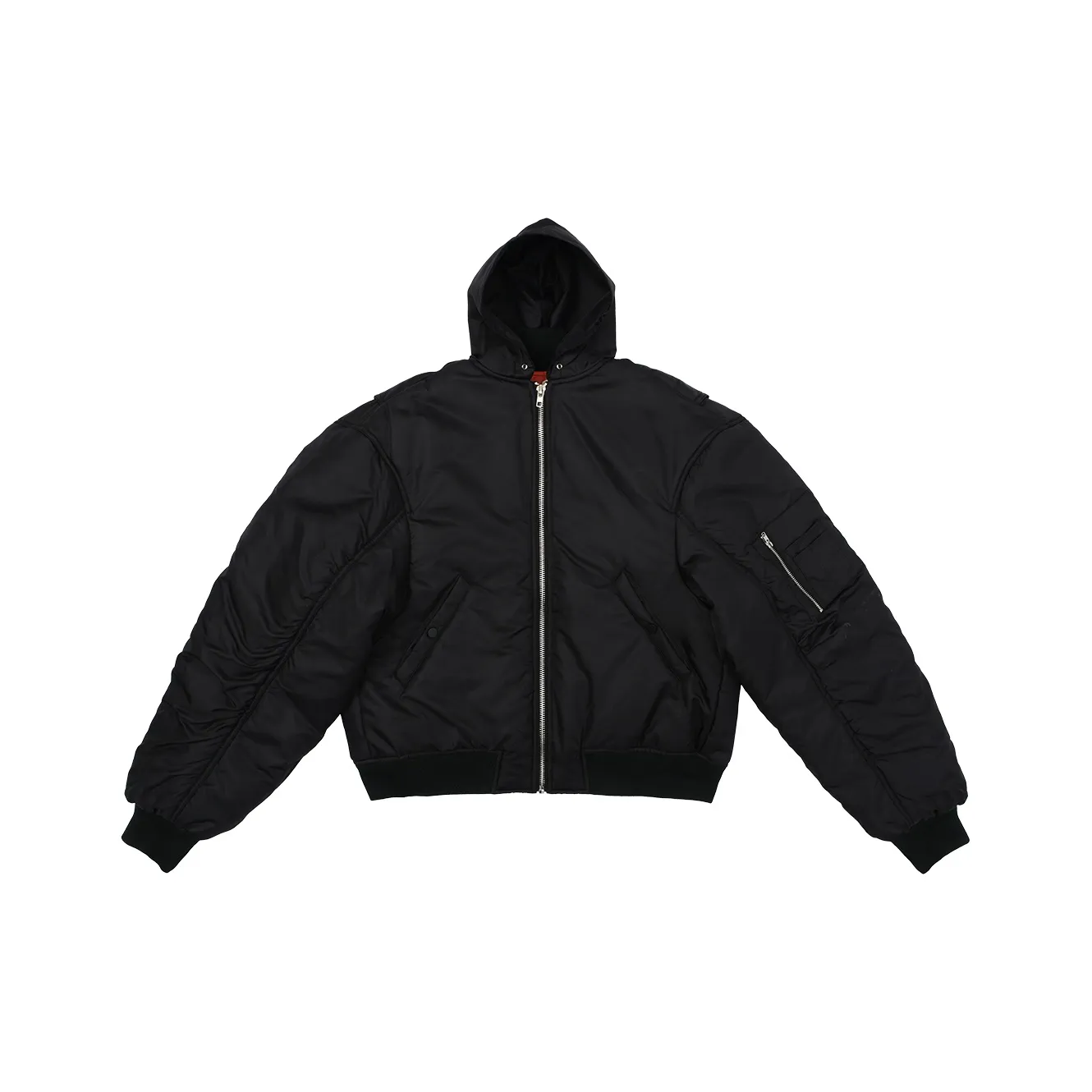 11ESTRANGER Хлопковый пуховик унисекс черного цвета