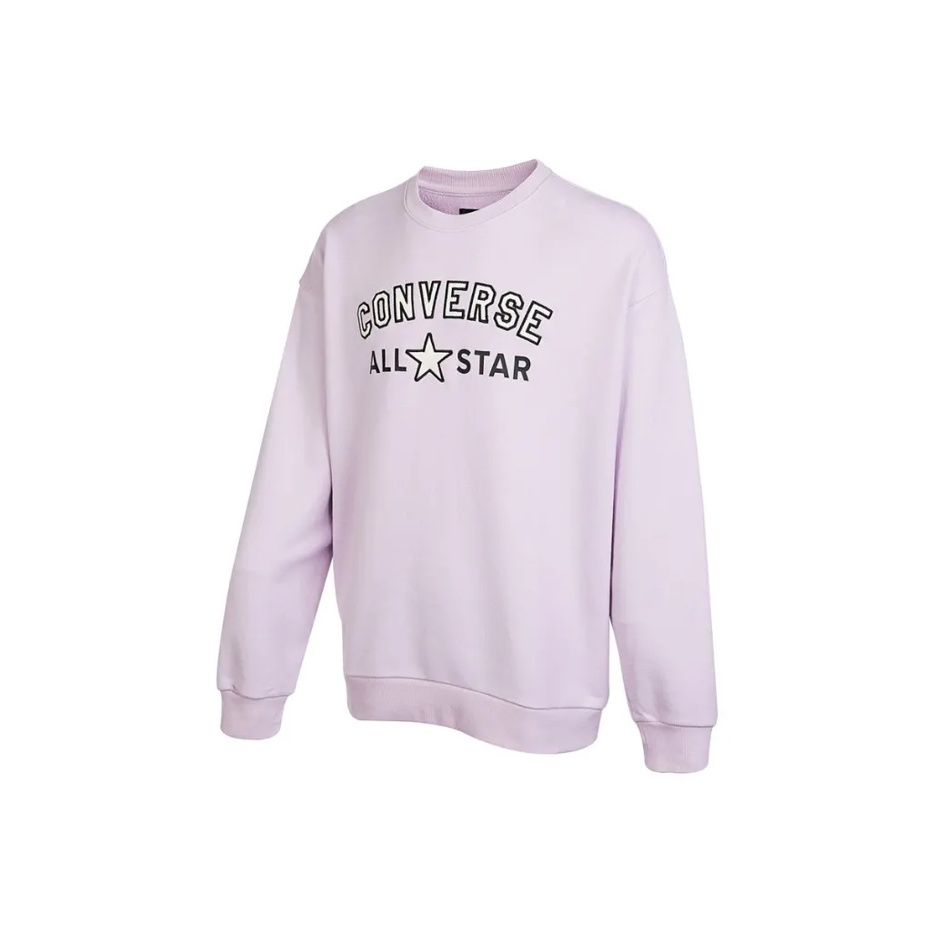 Конверс Свитшот Унисекс Серый Фиолетовый