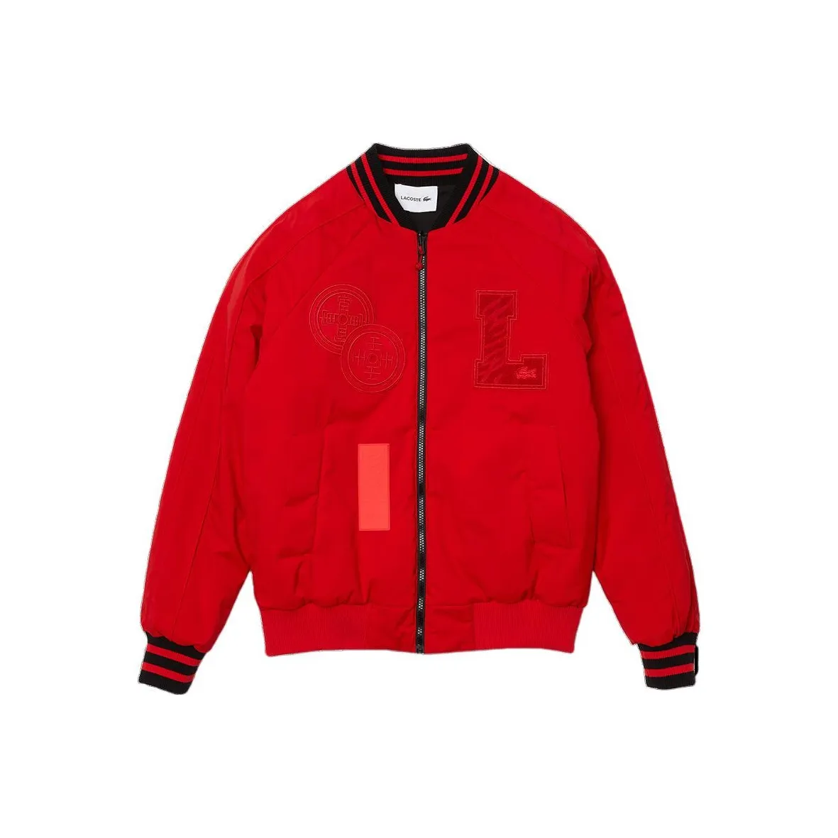 Бейсбольная куртка LACOSTE Collaboration SS22 Мужская Красная