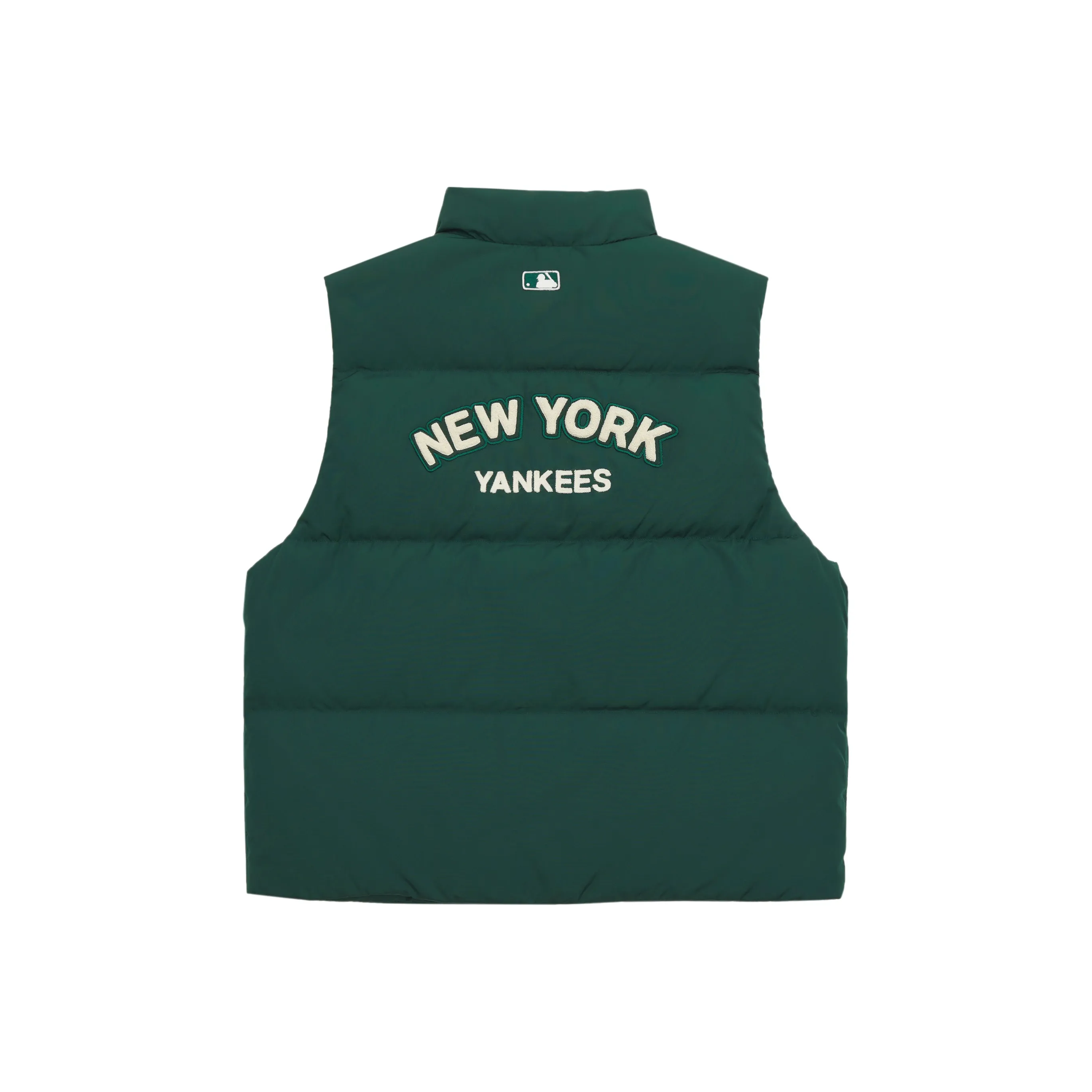 MLB MLB Preppy Style Collection New York Yankees 24FW Down Vests Unisex Dark Green