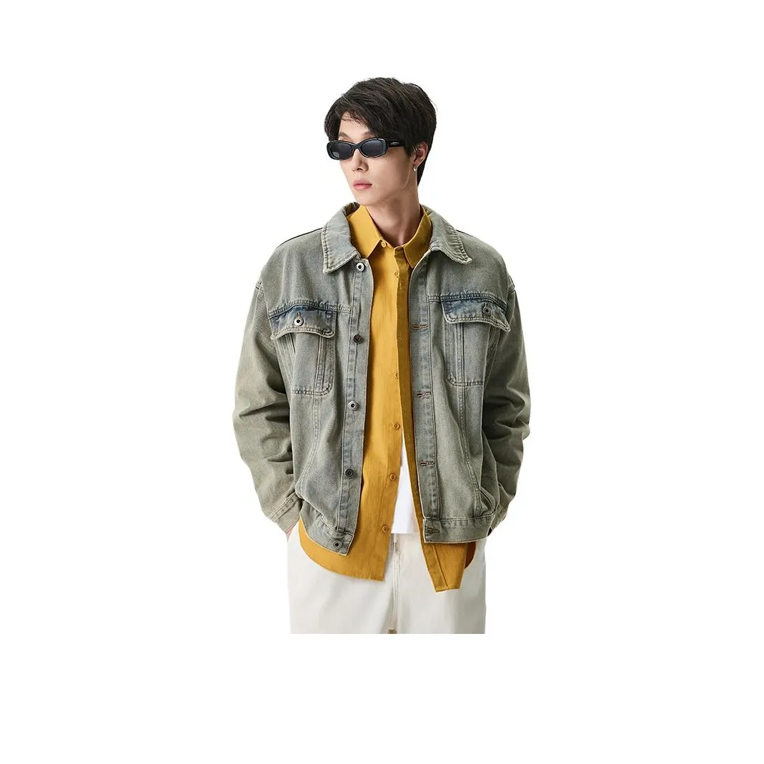 JASONWOOD Cowboy On The Run Denim Jacket Unisex Vintage Blue