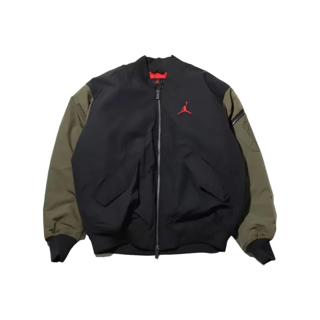 Джордан Хлопковый пуховик Мужской Черный