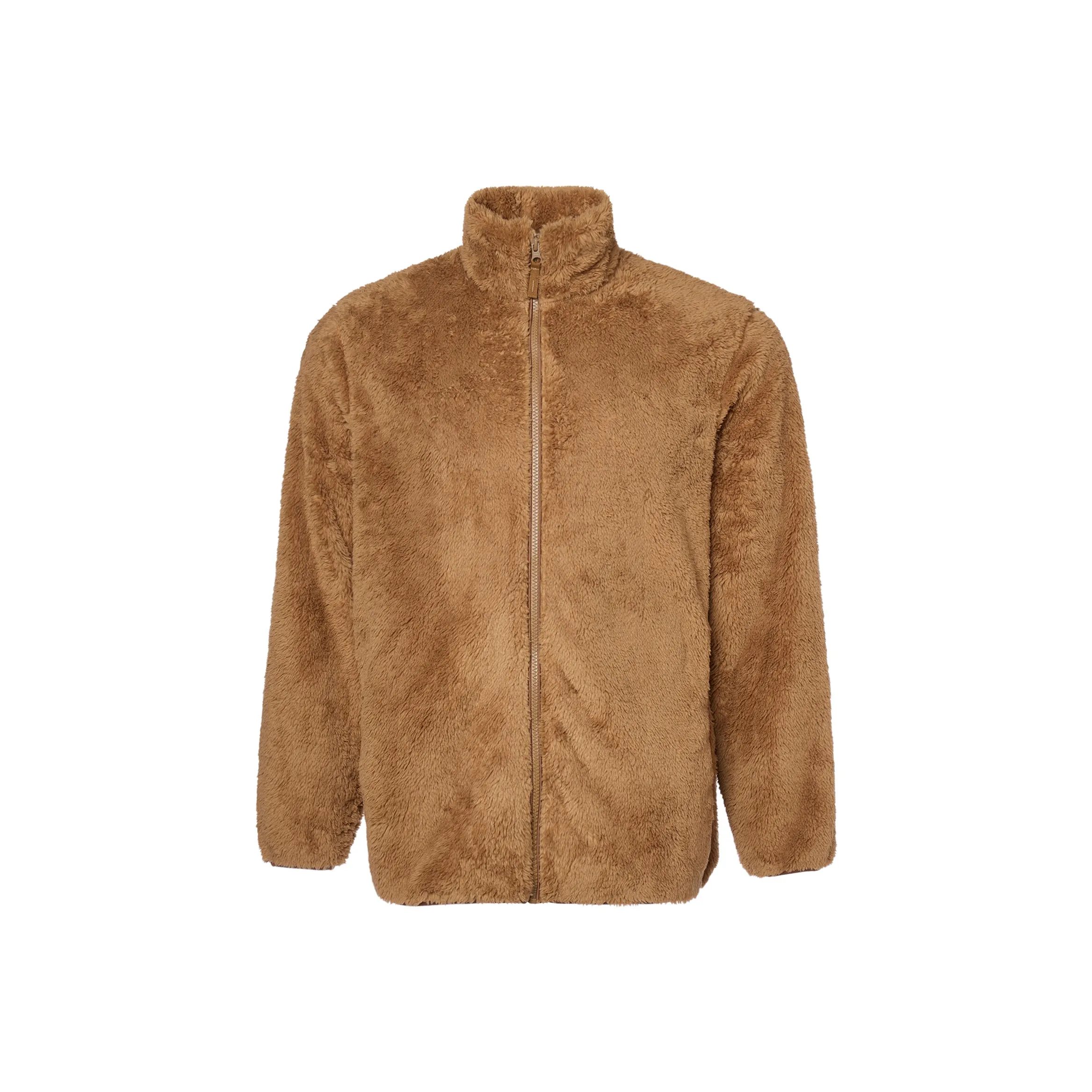 UNIQLO Velvet feel Coat Unisex Camel