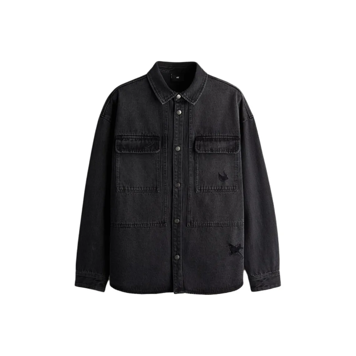 H&M Denim Jackets Men's Black