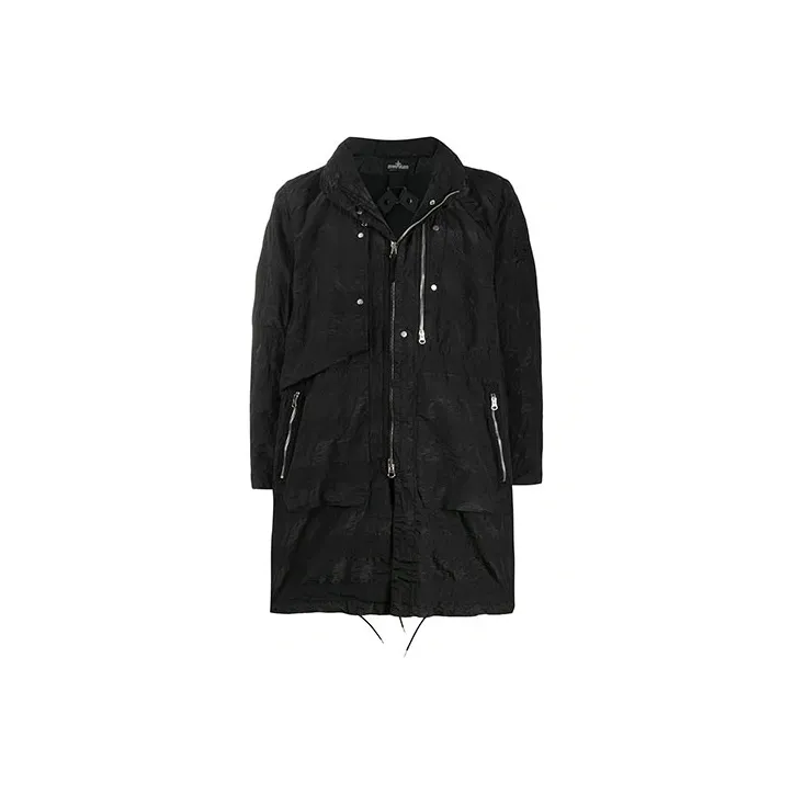STONE ISLAND SS21 Coat Men's Black