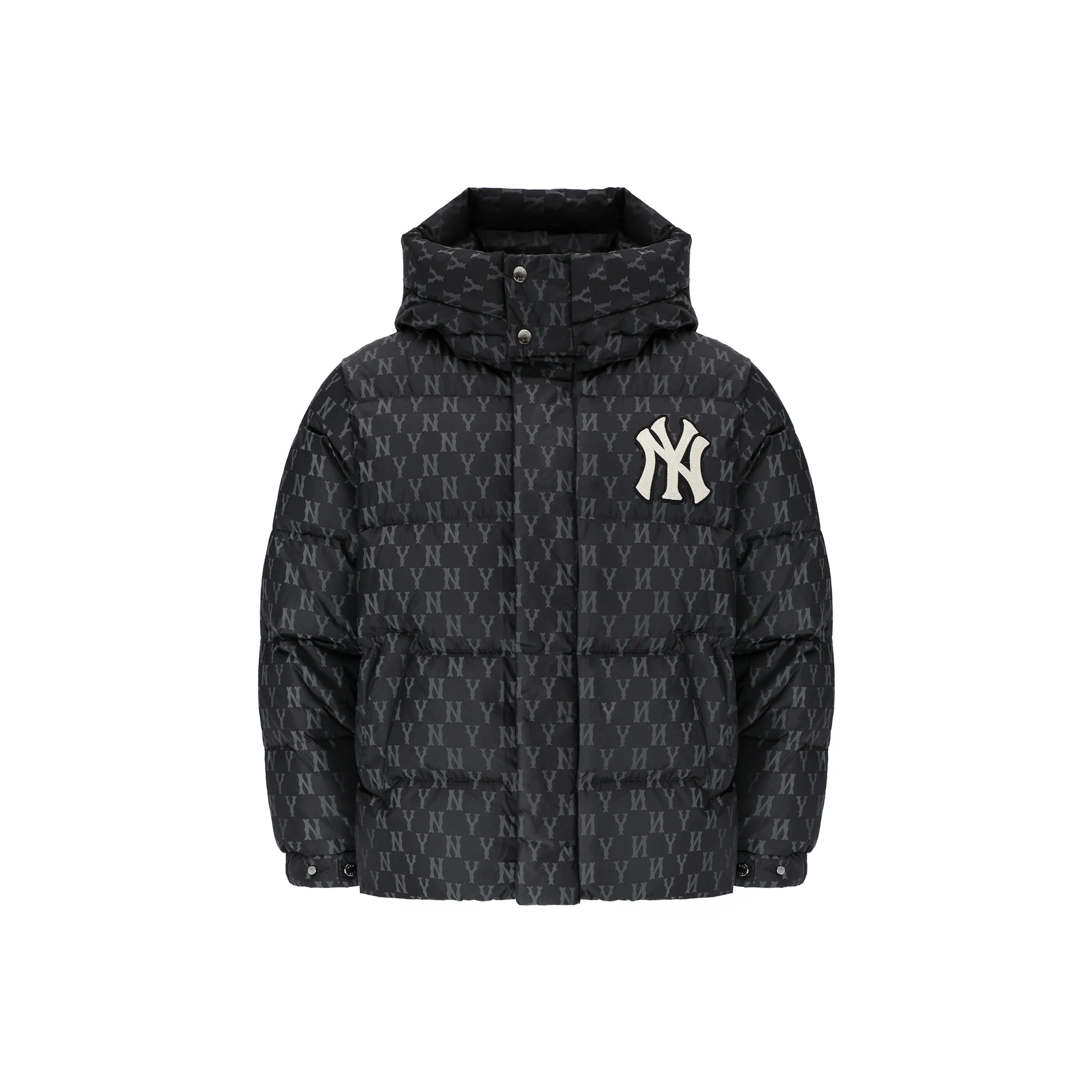 MLB Down polo jacket Cropped Unisex Black