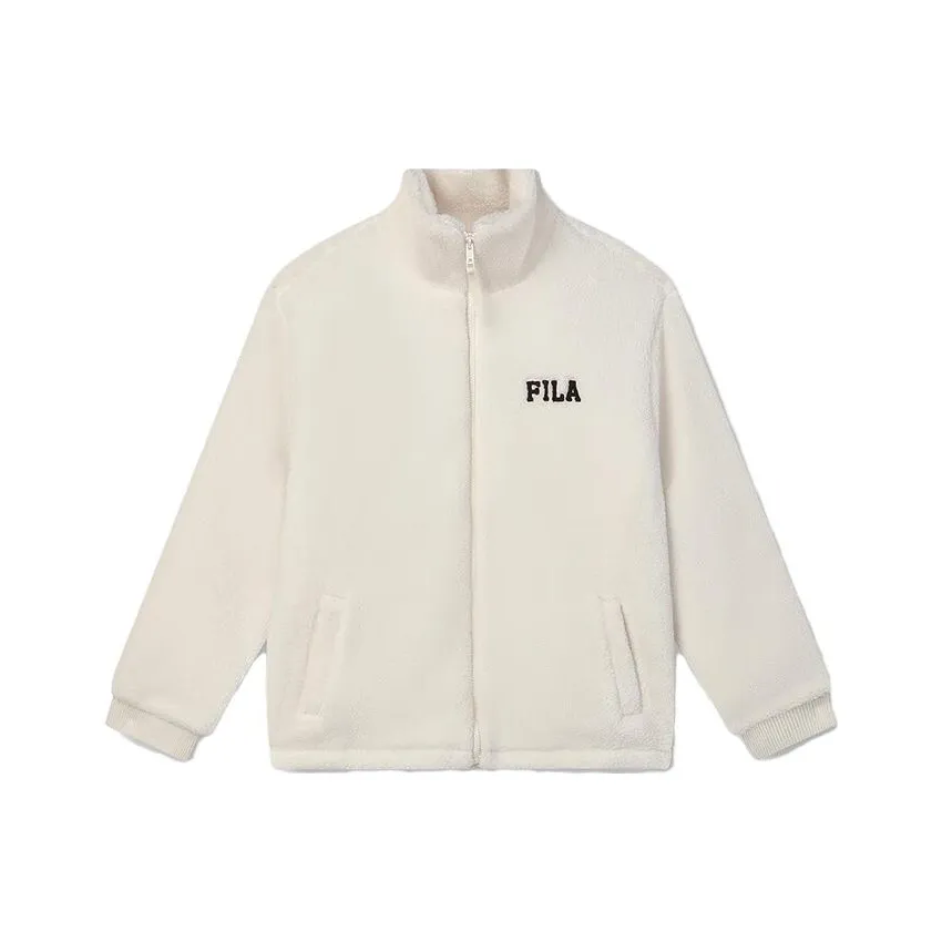 FILA Velvet Jackets Unisex Calamus White