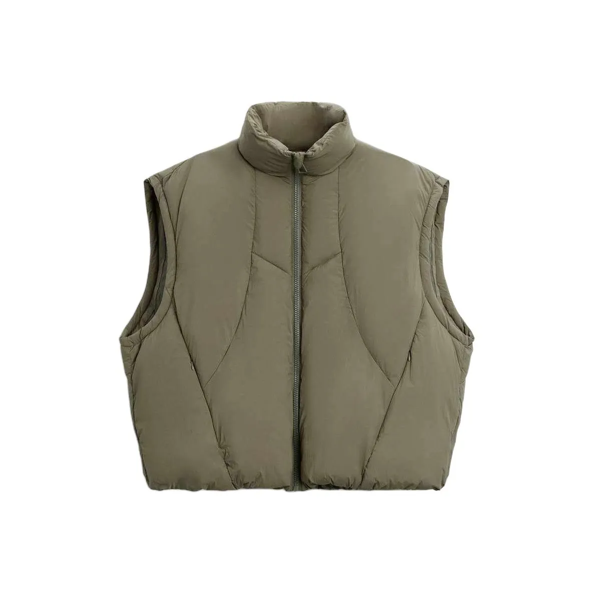ZARA Vests Men's Khaki